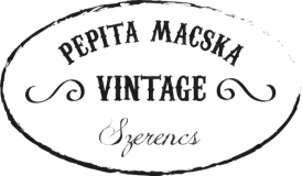 Pepita Macska Vintage